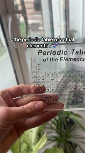 The Periodic Table Of Real Elements #chemistry #elements #periodictable