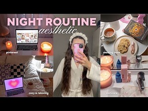 AESTHETIC NIGHT ROUTINE 🌙 | Cozy & Relaxing Evening Routine - The Perfect Self-Care Evening 🌸
