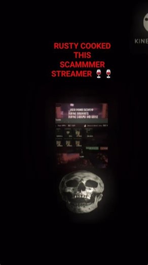 rusty flex on a scammer streamer 🍷💀 #roblox