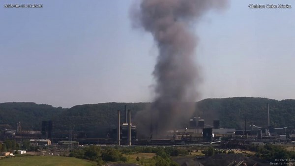 Video shows moment Pennsylvania US Steel plant explodes
