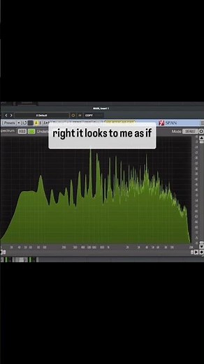 Measuring a song's frequency response with a Spectrum Analyzer. Span by Voxengo #mixinglessons #span