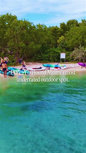 POV: You found Miami’s most underrated outdoor spot. 🌿🌊 Just minutes from the city… but it feels like a whole different world. Mangrove tunnels, calm water, skyline views, and zero crowds energy. This is your sign to trade traffic for tides. 🛶✨ #OletaRiverStatePark #NorthMiamiBeach #PaddleFlorida #VisitMiami