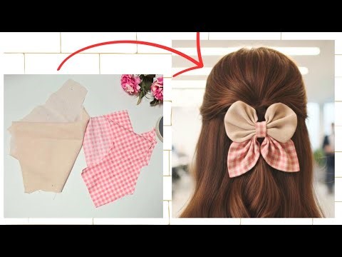 FAST & EASY: Sew TWO-Fabric Hair Bows for Selling! 💰 Beginner Sewing Tutorial