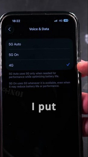 iPhone How Enable 5G Turn On 5G When Available Part 2
