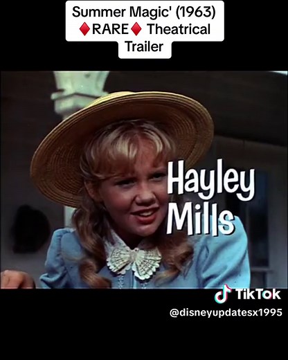 Summer Magic' (1963) ♦RARE♦ Theatrical Trailer #disneyplus #disney100 #uponastudio #waltdisney #disney