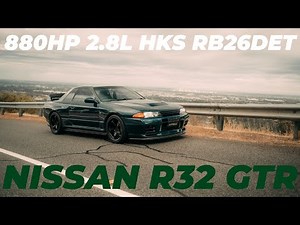 Nissan Skyline R32 GTR - 880 Horsepower HKS 2.8L Green Machine - #gtr #r32 #hks #nismo #godzilla