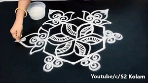 787K views · 10K reactions | For 1700+ rangoli videos please click the link below https://www.youtube.com/c/S2Kolam | S2 Kolangal | Facebook