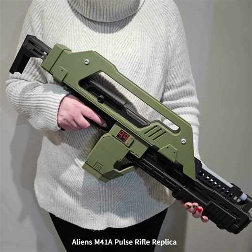 Aliens M41A Pulse Rifle 3D printed