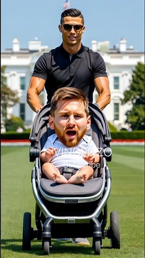 Ronaldo Cares for Little Messi in the Funniest Way👶