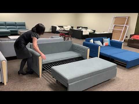 Pull-out Sofa Bed, easy and quick setup