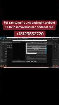 Samsung Fix tool source code frp, mdm,kg bypass Android 14 to 16 options #samsungtoolsourcecode