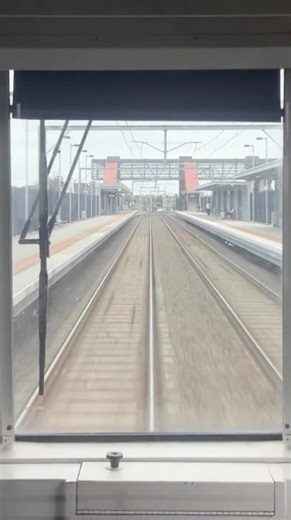V/Line 7017 & 7018 Drivers View: Passing Through Coolaroo Station #vline #sprinter #trains #train