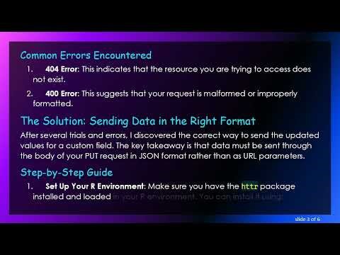 How to Update Custom Fields in Trello Using the API with R