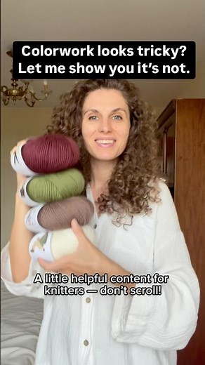 🎨 Knitting colorwork for the first time?
