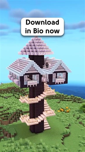 🌳 Minecraft Ultimate Treehouse Build | Cozy Survival Base in the Sky! 🏡✨