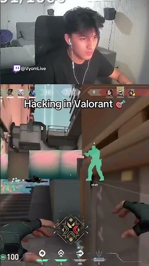 WALL HACKS in Valorant ? 🤔 #vyom #valorant