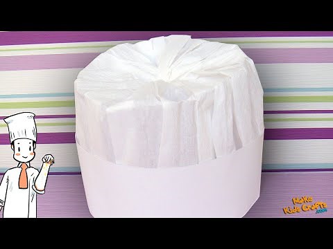How to make a Chef's Hat? | Paper Chef's Hat | Kid's Chef Hat | Diy Chef Hat | Cook's Hat | Homemade