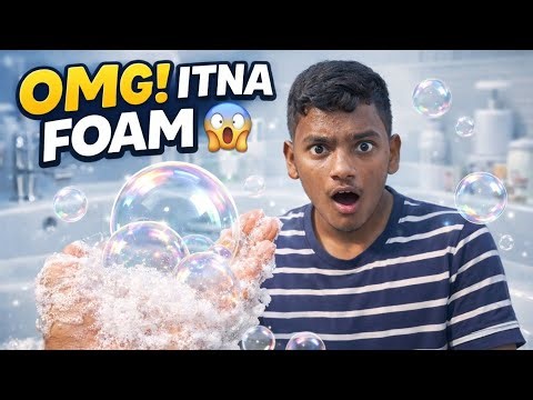 Crazy Shampoo Bubble Trick! | इतना बड़ा बबल 🫨 || Mr Missing