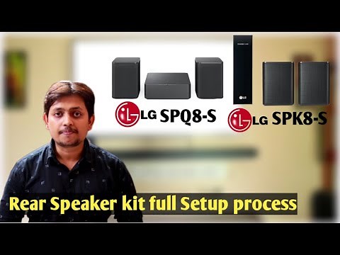 LG Rear Speaker Kit full setup & review || SPK8-S & SPQ8-S || Pros and Cons 🔥🔥