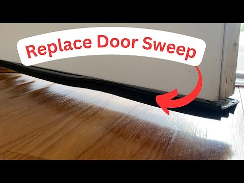 Replace Bottom Door Sweeps | Fix a Door Sweep Attached to the Bottom of Exterior Door | Orlando, FL
