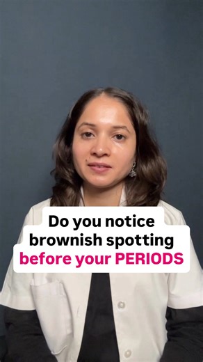 Noticing brownish spotting before your period? Don’t ignore it—your body may be trying to tell you something important. 🔎 What it could indicate: ✨ Low progesterone levels – When progesterone is low, the uterine lining breaks down early, leading to spotting before your period. ✨ Thyroid imbalance – Both hypothyroidism and hyperthyroidism can disturb your cycle and cause irregular bleeding. ✨ Endometriosis or fibroids – These conditions can lead to old blood spotting before the actual flow start