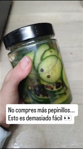 👉 Pepinillos caseros en 5 minutos 🥒✨