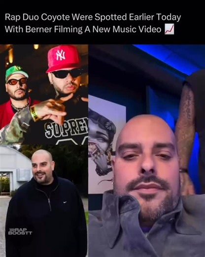 Rap Boostt on Instagram: "@CoyoteForHire & #Berner Music Video Coming Soon 🔜 @berner415"
