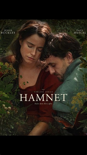 CineStar Konstanz on Instagram: "HAMNET 💑✒️❤️‍🩹 Ab morgen bei uns im Kino! 🍿 🎥 Lauflänge: 2h 06min • Drama • FSK 12 Mit HAMNET kehrt Oscar®-Preisträgerin Chloé Zhao (NOMADLAND) mit einem herausragenden Ensemble um Jessie Buckley und Paul Mescal auf die große Leinwand zurück. Die Verfilmung des gefeierten Romans von Maggie O’Farrell, die gemeinsam mit Zhao auch das Drehbuch schrieb, erzählt die Geschichte von William Shakespeares Familie. Aus der Sicht seiner sensiblen Frau Agnes erlebt man, 