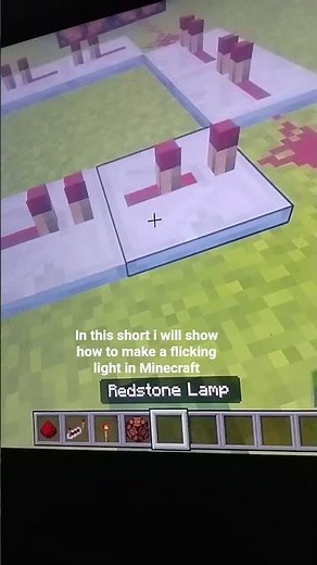 how to make a flicking light #minecraft #minecraftredstone #minecrafttutorial