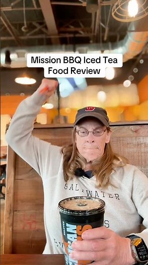 Mission BBQ iced Tea Food Review #icedtea #foodreviews #foodreview