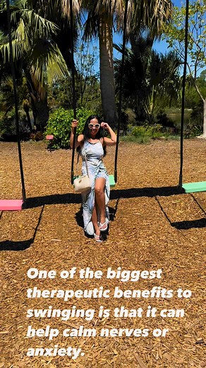 One of the biggest therapeutic benefits to swinging is that it can help calm nerves or anxiety. #swinging #loveisintheair #loveit #duyan #DuyanDuyanLang #highlights #foryou #nocopyrightmusic | MsAnna Desing