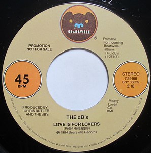 The dB's - Love Is For Lovers
