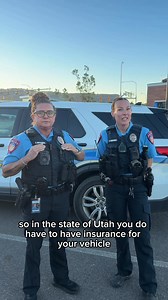 Traffic Thursday with Officer Maxfield. It is required in Utah to have insurance on your vehicle. Not having insurance can lead to revoked registration and suspension of your drivers license. Having your car insured is the easier route. | St. George (Utah) Police Department