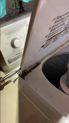 Easiest repair of the week. Fixing a lid switch on a washing machine. #HandsomeOrHandy #Handyman