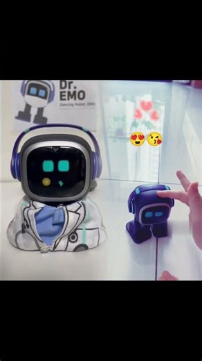 Emo Robot Playing Cactus Jumping Game