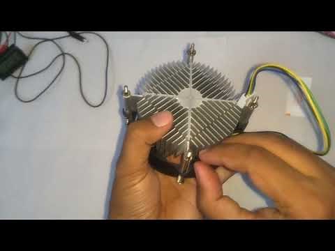 Repair Zebronics CPU Fan not spinning properly.