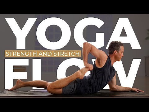 20 Min Yoga Flow for Strength and Stretch l Get Strong, Get Supple