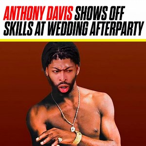 Congrats to Anthony Davis & Marlen P! Anthony Davis came out and stole the show from Johnny Gill at the after party 👀 | Angela Yee