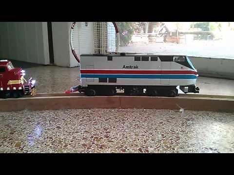 LEGO Amtrak with 777 Unstoppable