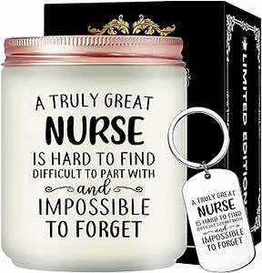 Maybeone Nurse Christmas Appreciation Gifts for Women - Nurses Week Gifts - Graduation, Retirement, Birthday Gift for Nurses Practitioner Nurse Preceptor - Lavender Scented Candle