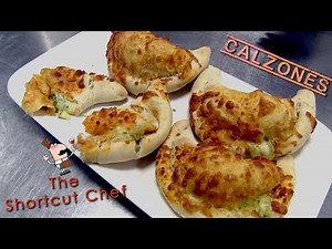 Folded Pizza? Or the easiest Calzones ever - With a delicious mozzarella and pesto filling.