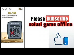 Brain Out Level 189 Masukan Sandi Untuk Membuka Tablet