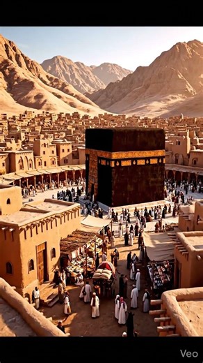 Old Makkah 1400 Years Ago | Historical Kaaba Scene 🕋