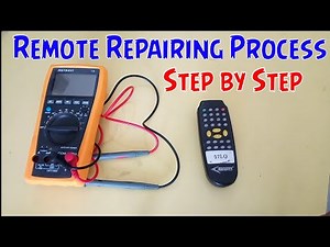 How to repair any Remote step by step