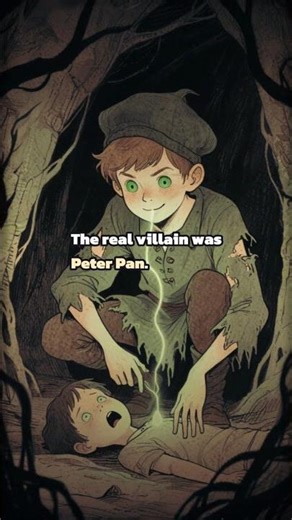The Real Peter Pan Was The Villain 🥀#peterpan #disney #art #history #fairytales