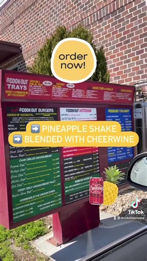 Here's another Cook Out Cheerwine Float hack💡 Follow us on TikTok @drinkcheerwine for more! | Cheerwine