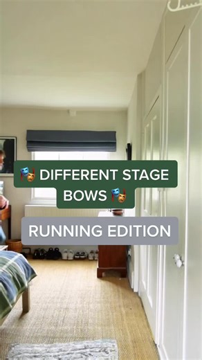 Different stage bows. 🏃‍♂️ 🏃‍♀️ 🏃 #theatrekid #theatrekids #theatre #stage #bows #westend #broadway #fyp #stagey #actor