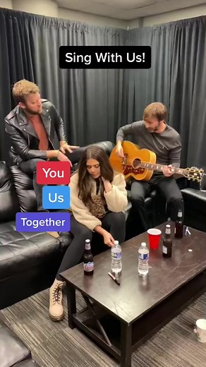 Loved getting to collaborate with some of our friends. Let’s #duet @Thomas Rhett @dariusrucker @Carly Pearce #friendsdontletfriends