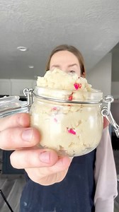 18K views · 139 reactions | Not only is this raw cookie dough recipe safe to eat, but it’s also specifically created for one! Whether you need a mid-day pick me up, a late night snack, or a post-dinner dessert, this is the perfect treat for one!襤 Recipe link in comments! Cooking with Karli #ediblecookiedough #cookies #cookiedough #sprinkles | Cooking with Karli | Facebook