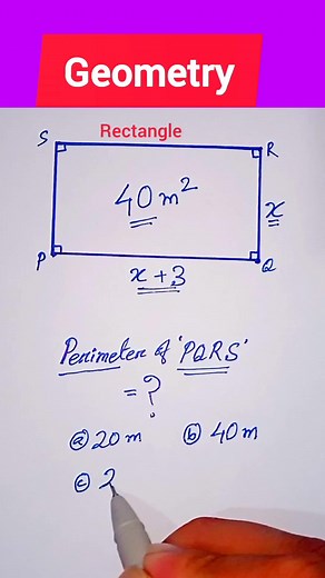 Calculate the perimeter of the rectangle. #fblifestyle #mathematics | Hic Learning Point